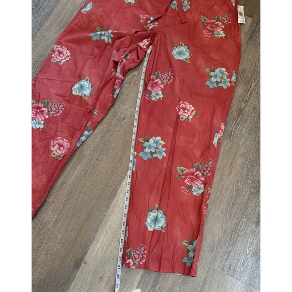 HENRY COTTONS Womens Pants Trousers Size W38 L32 Colorful Floral Button Fly  NWT - Picture 10 of 14